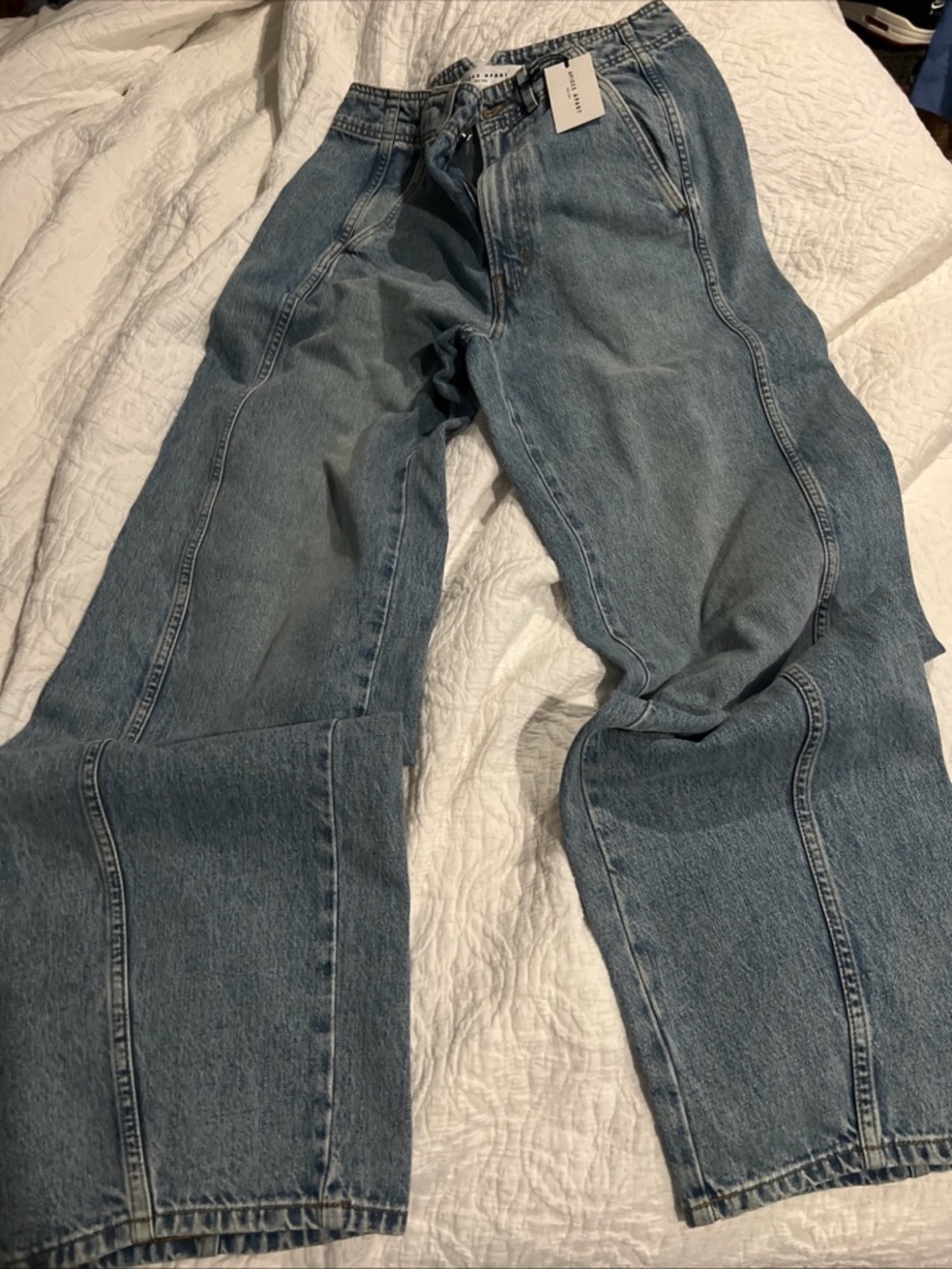Apiece Apart meridian barrel leg highrise slouch Jeans 28